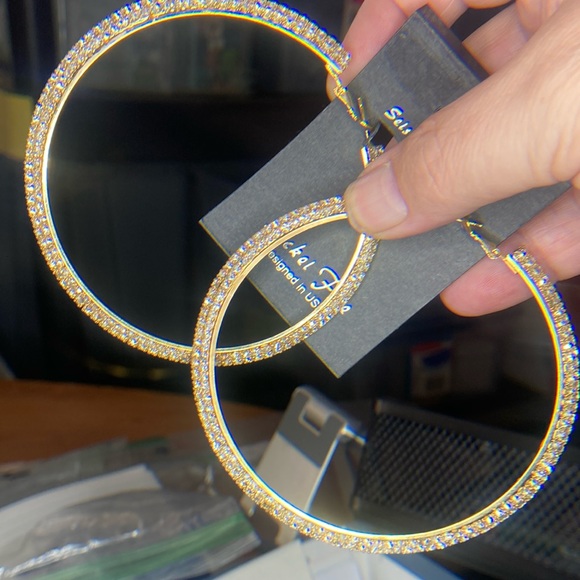 Source Unknown Jewelry - Gold Tone Hoop Earrings